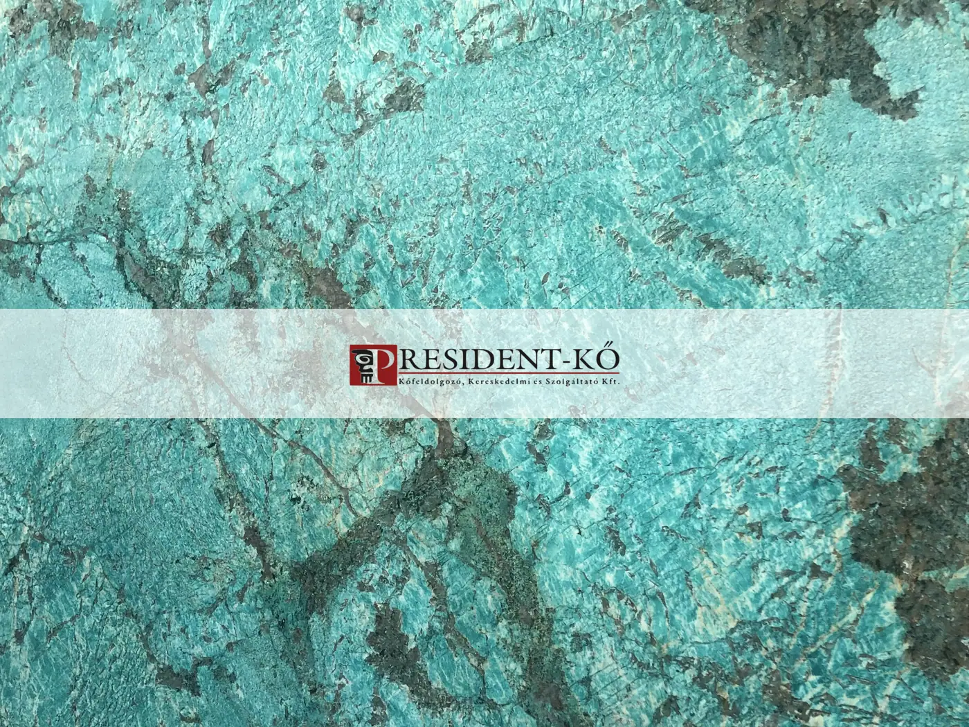 New Amazonite Kvarcit kőtábla